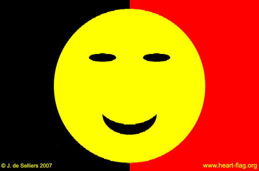 Belgian smiley-flag © Jacques de Selliers, 2007
