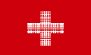 Drapeau-coeur suisse