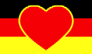 Drapeau-coeur allemand